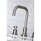 Kingston Brass FSC8938DPL Paris Widespread Bathroom Faucet W/ Brass Pop-Up, Nickel FSC8938DPL - alternate 2
